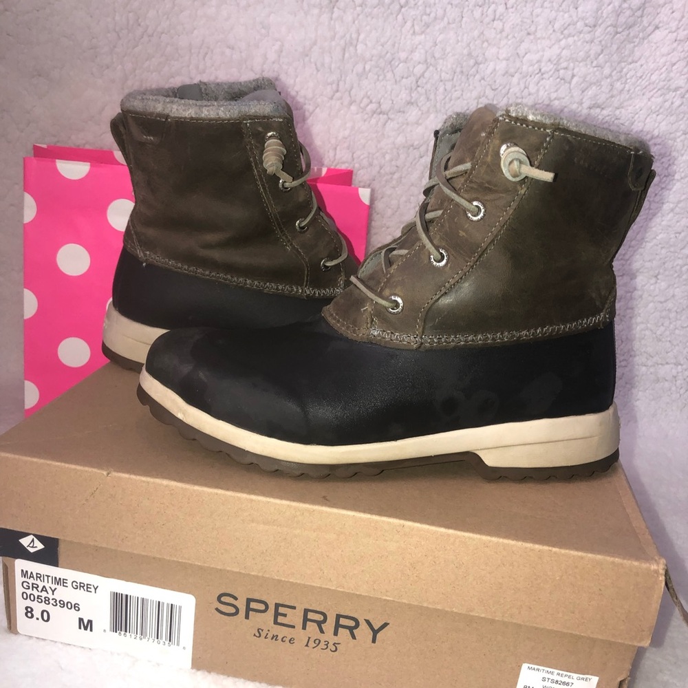 Women’s Sperry Boots Maritime Repel Boots 8